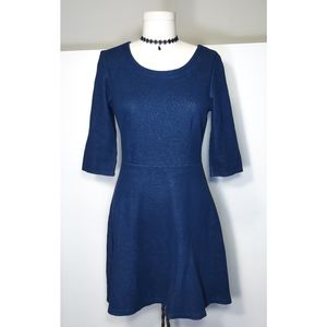 Old Navy Dark Chambray Skater Dress